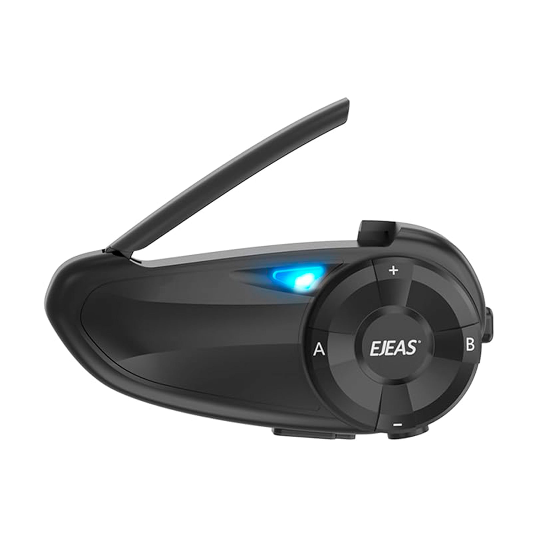 EJEAS Intercomunicação Bluetooth para motocicleta com rádio FM, Q7 5.0 Bluetooth capacete de motocicleta fone de ouvido Bluetooth com cancelamento de ruído até 7 motociclistas com