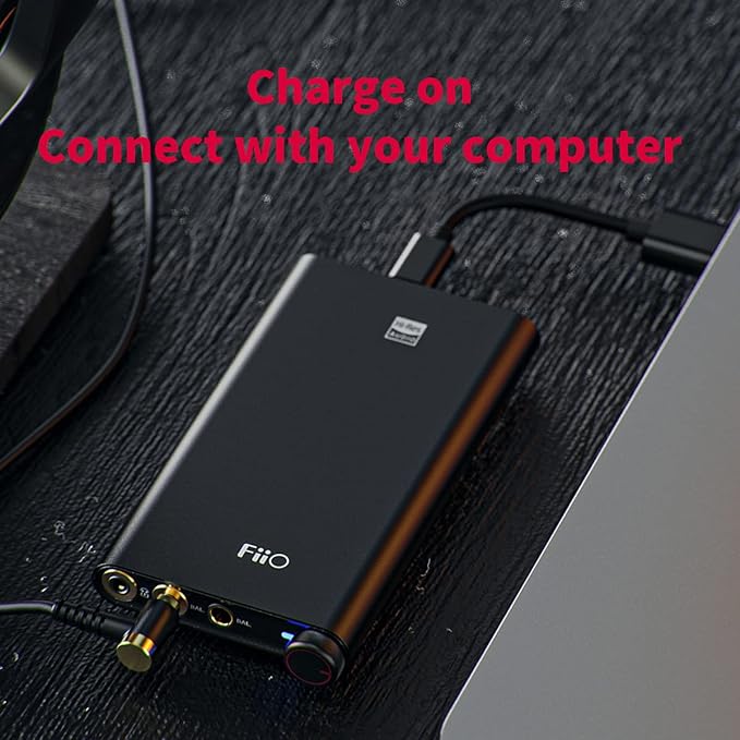 FiiO Amplificador portátil Q3 de alta resolução DAC DSD512 para Smartphone/PC/Laptop/Home/Car Audio compatível com iOS/Android 2,5/3,5/4,4 mm de saída (Q3-MQA)