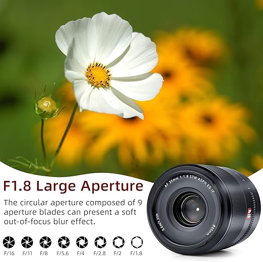 VILTROX Lente AF 35 mm F1.8 Z Foco Automático Prime Lente Retrato de Moldura Completa Lente Grande Ângulo de Foco para Nikon Z Mount Mirrorless Camera Z5 Z6 Z7 Z6II Z7II Z50&Zfc Modelos