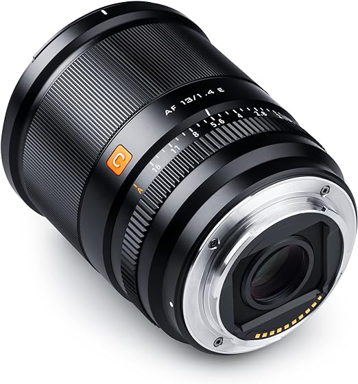 VILTROX Lente ultra grande angular de 13 mm F1.4 f/1.4 E STM com foco automático APS-C lente Prime de grande abertura compatível com câmeras Sony E-Mount A7III A7RⅡ A7Ⅱ A7S A7R A7 A9 A9II A6600 A6500 A6400 A6300 A6000