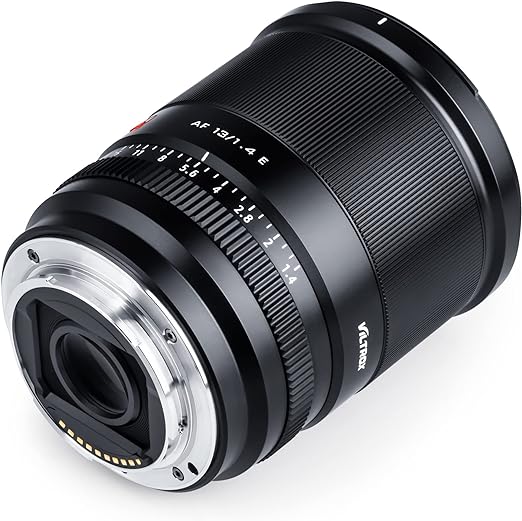 VILTROX Lente ultra grande angular de 13 mm F1.4 f/1.4 E STM com foco automático APS-C lente Prime de grande abertura compatível com câmeras Sony E-Mount A7III A7RⅡ A7Ⅱ A7S A7R A7 A9 A9II A6600 A6500 A6400 A6300 A6000