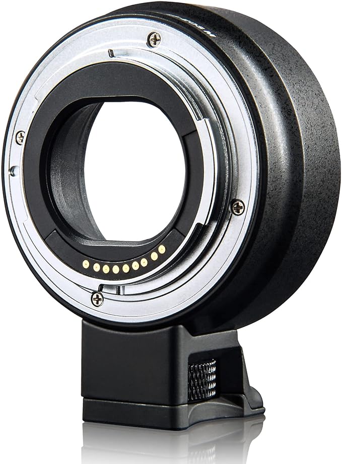 VILTROX EF-EOS M Auto Focus Lens Mount Adapter Converter Ring Compatible with Canon EF/EF-S Lens to EOS-M (EF-M Mount) Mirrorless Camera EOS M1 M2 M3 M5 M6 M10 M50 M100