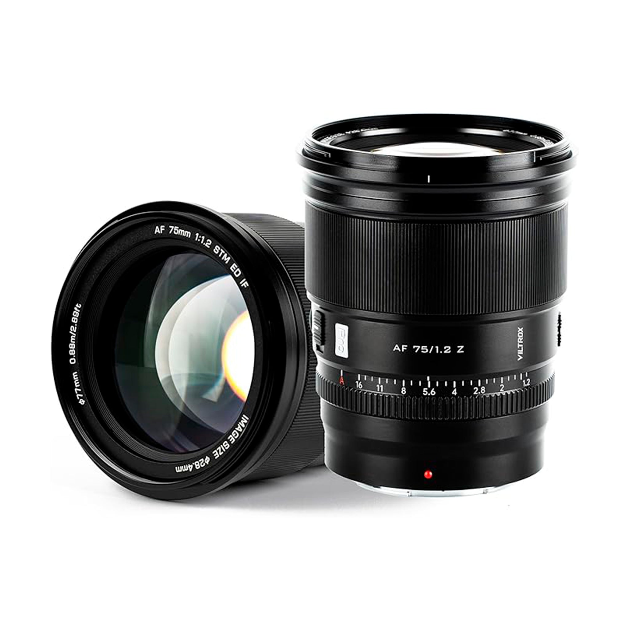 VILTROX Lente de câmera ultra grande angular 75 mm f/1.2 F1.2 Pro Z-Mount Foco automático APS-C lente Prime para câmeras Nikon Z-Mount Z5 Z50 Z6 Z6II Z7 Z7II ZFC Z30 Z9 Z8