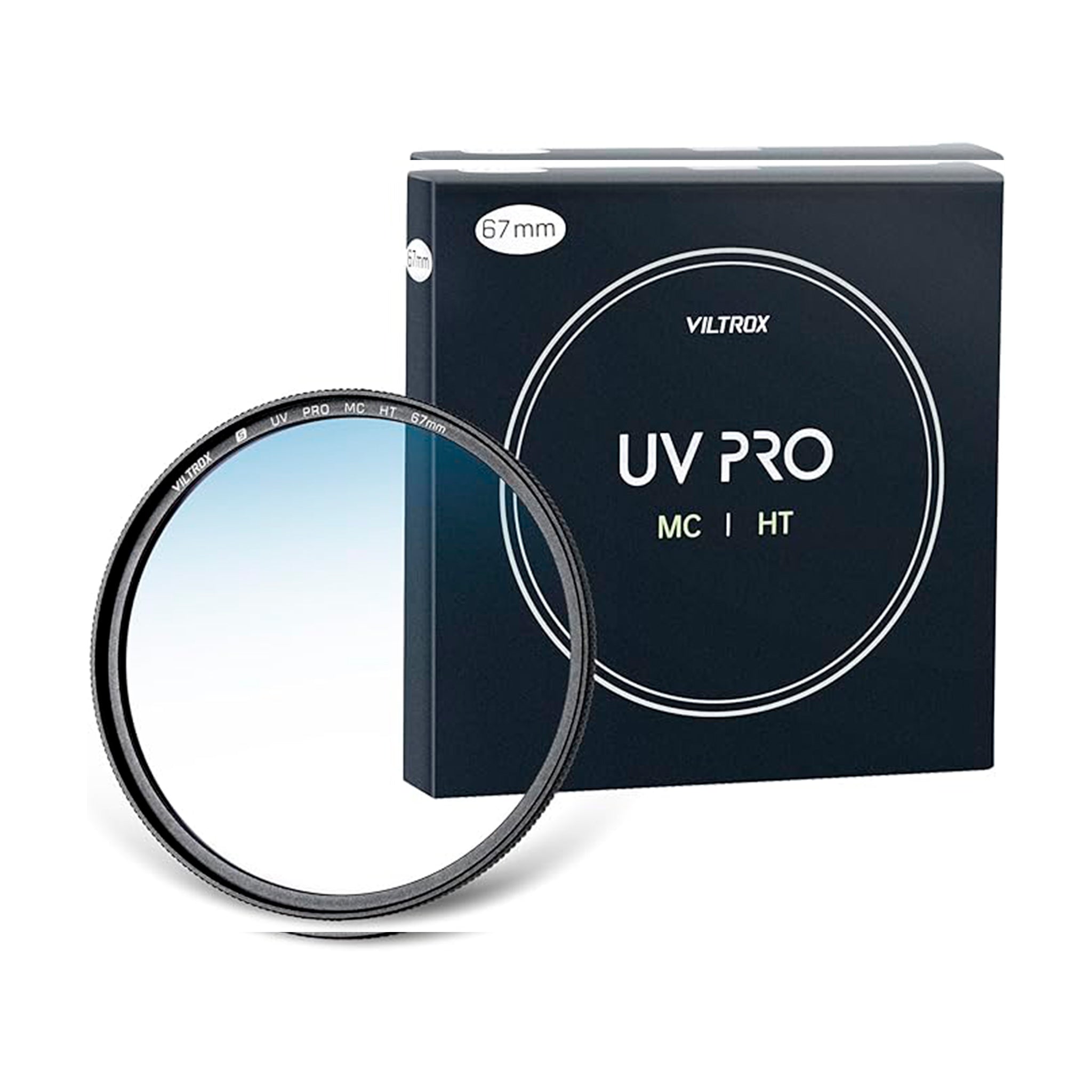 VILTROX Filtro de proteção UV MC de 67 mm com 18 revestimentos multicamadas UHD/hidrofóbico/resistente a arranhões, moldura ultrafina, filtro UV compatível com lentes de câmera Canon Nikon Sony Fuji,