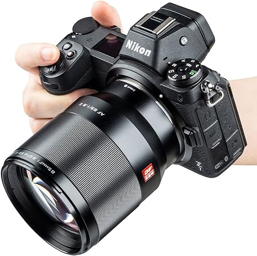 VILTROX Lente de abertura grande com foco automático F1.8 Z de 85 mm com suporte de motor STM, lente de retrato Eye-AF compatível com câmera mirrorless Nikon Z Mount Z5 Z6 Z7 Z50 Z6Ⅱ Z7Ⅱ