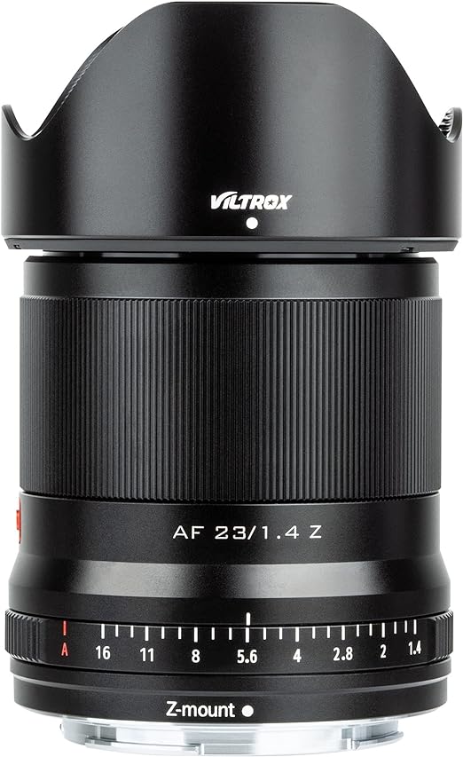 VILTROX Lente AF 23 mm F1.4 Z para câmera Nikon Z Mount, foco automático grande angular APS-C lente Prime grande abertura compatível com câmera Nikon Z Mount Z5 Z50 Z6 Z6II Z7 Z7II Z7II Zfc