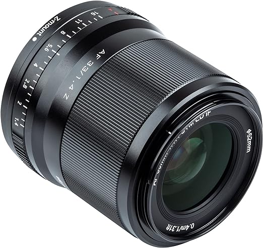 VILTROX Lente Prime APS-C de 33 mm F1.4 Z Mount STM com foco automático com motor STM Suporte grande angular lente Eye-AF compatível com câmera Nikon Z Mount Zfc Z5 Z50 Z6 Z6II Z7 Z7II